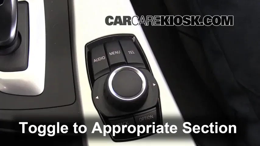 2014 BMW 320i 2.0L 4 Cyl. Turbo Oil Check Oil Level